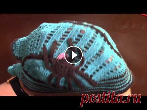 Вязание крючком детской шапки банданы часть 2 из 12 Вязание крючком детской шапки банданы часть 2 из 12...