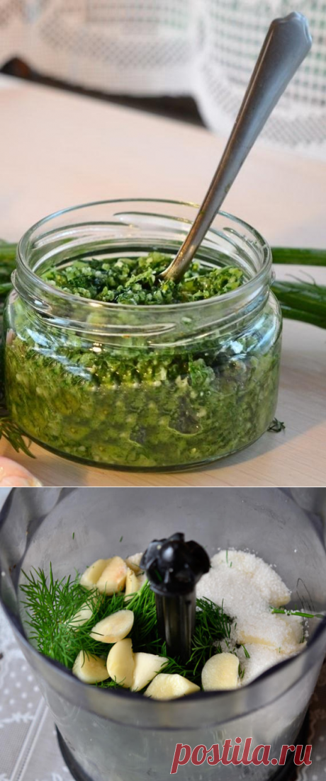 Приправа к мясным блюдам из крыжовника с зеленью / 7dach.ru