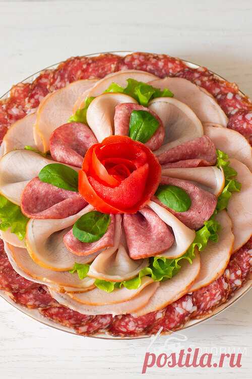 Мясная нарезка на новогодний стол - пошаговый рецепт с фото на Готовим дома