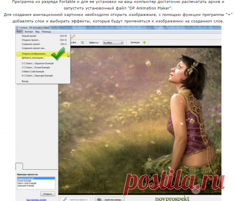 Делаем анимацию в программе - DP Animation Maker 2.1.3 RUS Portable