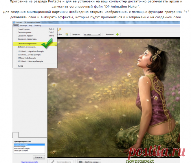Делаем анимацию в программе - DP Animation Maker 2.1.3 RUS Portable