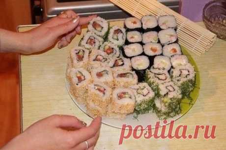 Мастер-класс по приготовлению роллов. / Рукоделие