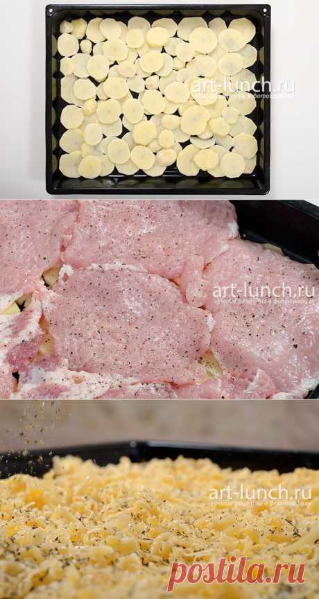 Мясо по-французски с картофелем - пошаговый рецепт с фото