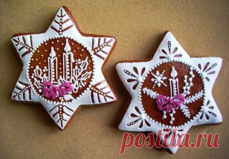 ПРЯНИКИ ИЗ ШОКОЛАДНОГО ТЕСТА