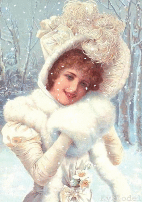белое