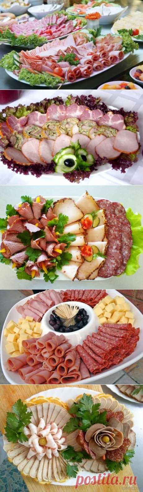 Красивое оформление мясных нарезок: идеи и примеры / Простые рецепты