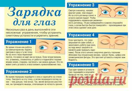 Зарядка для глаз