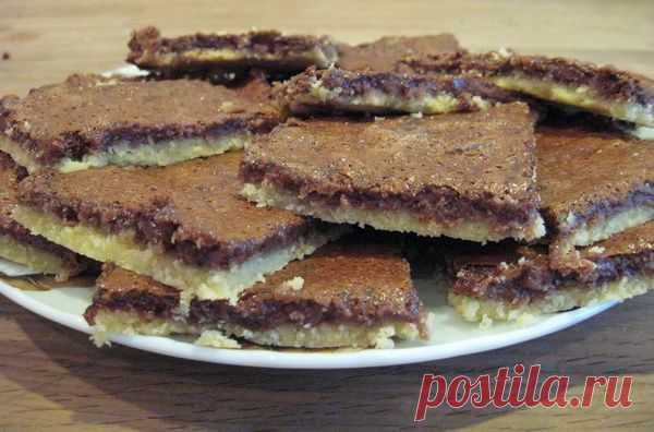 Шоколадные пирожные брауни.