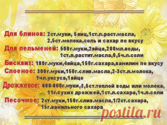 Полезная подсказка для тех, кто любит выпечку: