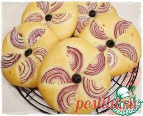 Лепешки с оливковым маслом и луком - кулинарный рецепт