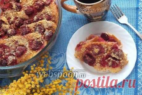 Хлебный пудинг с вишней рецепт с фото, как приготовить на Webspoon.ru