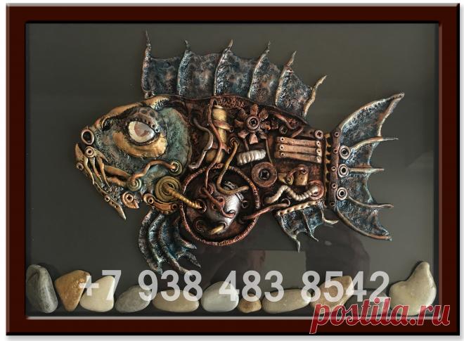 Свои картины. Готовые работы и на заказ
Мастер, предлагаю картины ручной работы, стиль разный, работы производятся из полимерной глины и прочих материалов, на стекле, обрамление деревянной рамой. Принимаю заказы по Вашим темам, возможно работа с фото (например, Вашего домашнего питомца, кроме портретов. На сайте представлены  готовые работы в технике альтернативный стимпанк.
Названия и размеры (см):

Цена 3000 руб, включает почтовые расходы в Ваш город
+7 938 483 8542 Александр
