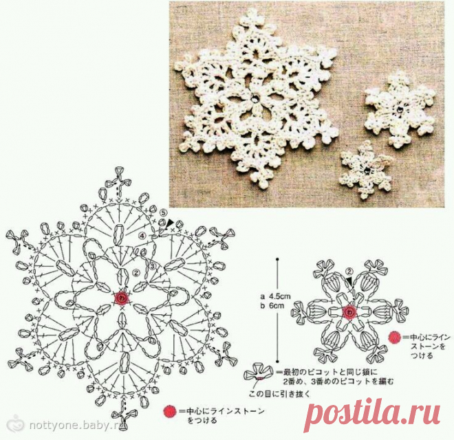 Схемы снежинок — DIYIdeas