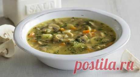 Крупник с грибами