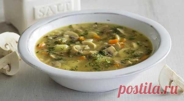 Крупник с грибами