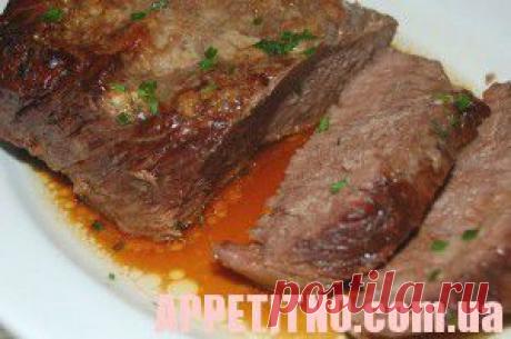 Говядина в рукаве