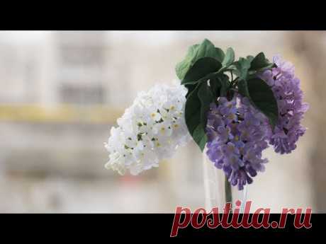 Сирень из фоамирана (анонс мастер класса)