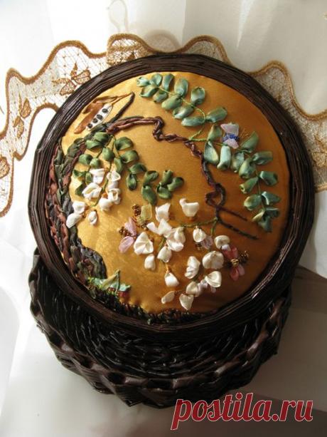 Нарядная бонбоньерка -короб - Рукоделие