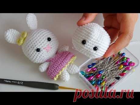 AMİGURUMİ GÖZ NASIL TAKILIR? - (Amigurumi Oyuncaklara Güvenli Kilitli Göz Takılması)