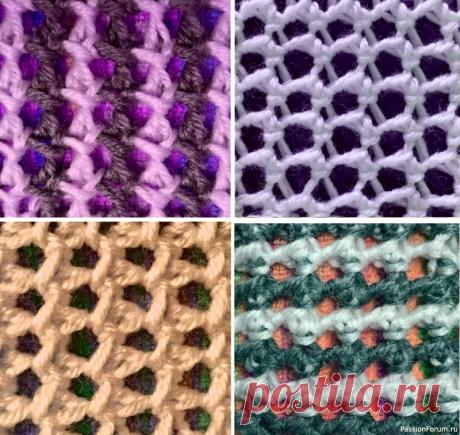 Сетка спицами ''Крючковый ньюанс...