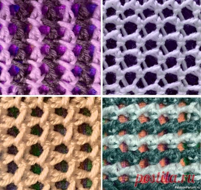 Сетка спицами ''Крючковый ньюанс...