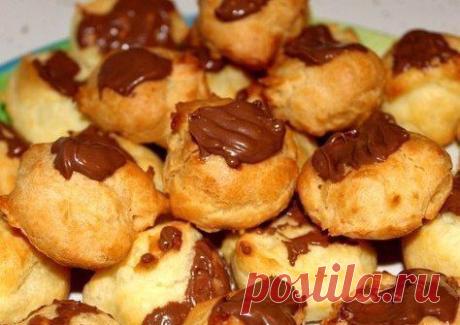 Заварные пирожные с шоколадом / Изысканные кулинарные рецепты