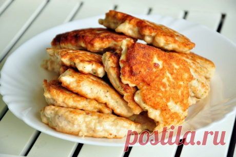 Под заголовком: «Быстро — просто — вкусно»! Куриные оладушки — Готовим дома