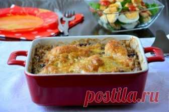 ГРЕЧКА С КУРИЦЕЙ, ЗАПЕЧЕННАЯ В СЛИВКАХ — Фактор Вкуса