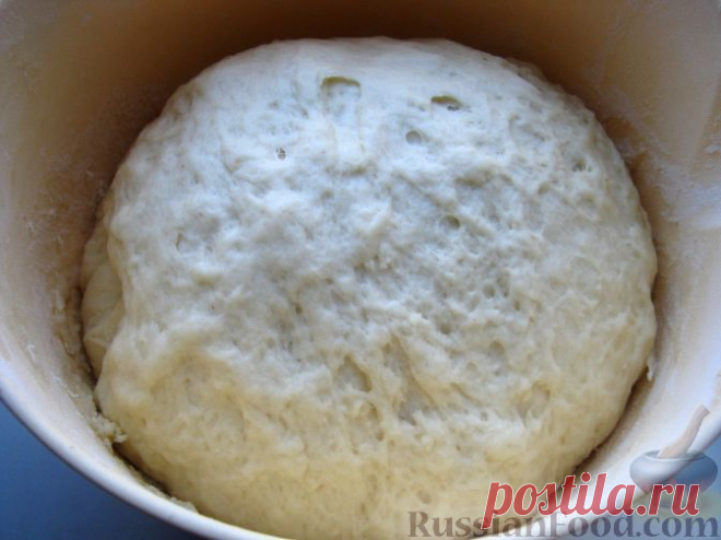 Рецепт: Тесто дрожжевое сдобное на RussianFood.com