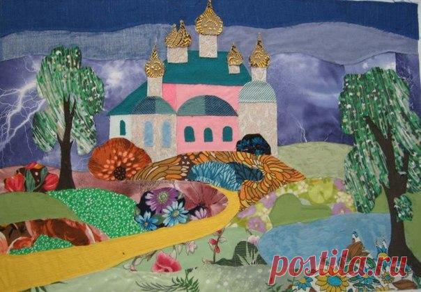 Мама для мам: Аппликация из ткани с детьми