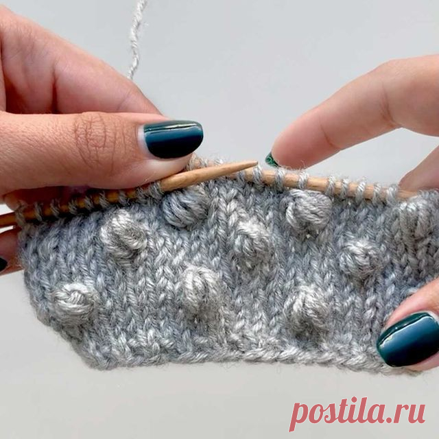Anchored Nupp for #lifeiscozy_tutorials 🤍

Knit to the stitch where the nupp should appear. Switch to a crochet hook. Insert it into this stitch and:

1. (Pull up a loop, yarn over hook)x 3, pull up a loop = 7 loops on the hook.
2. Yarn over hook, pull through all 7 loops. Chain 1.
3. Insert hook into stitch under nupp, yarn over hook, pull through both loops.
4. Transfer completed nupp to right needle.

A tutorial on how to stop making these is not included :)
Enjoy!