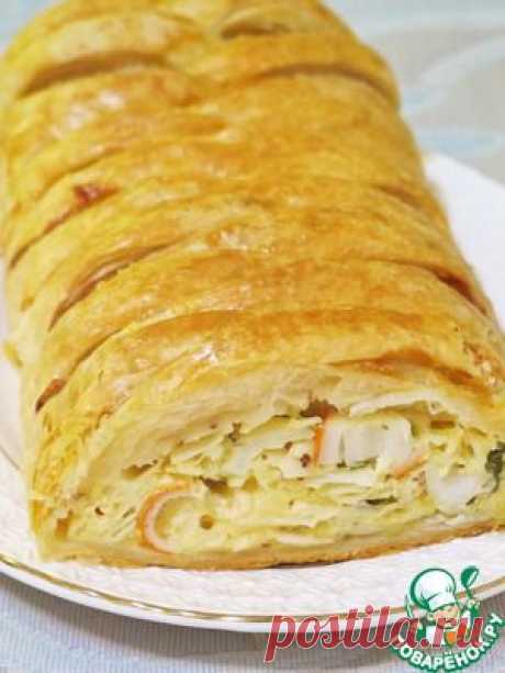 Сырный пирог с крабовыми палочками - Простые рецепты Овкусе.ру