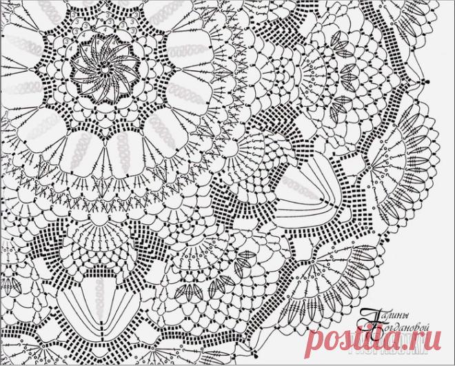 Необыкновенно красивые салфетки (Вязание крючком). Схемы - запись пользователя Наталья (Наталья) в сообществе Вязание крючком в категории Вязаные крючком аксессуары