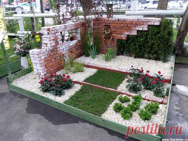 КЛУМБЫ ИЗ КИРПИЧА, ПРАКТИЧНЫЕ И АККУРАТНЫЕ