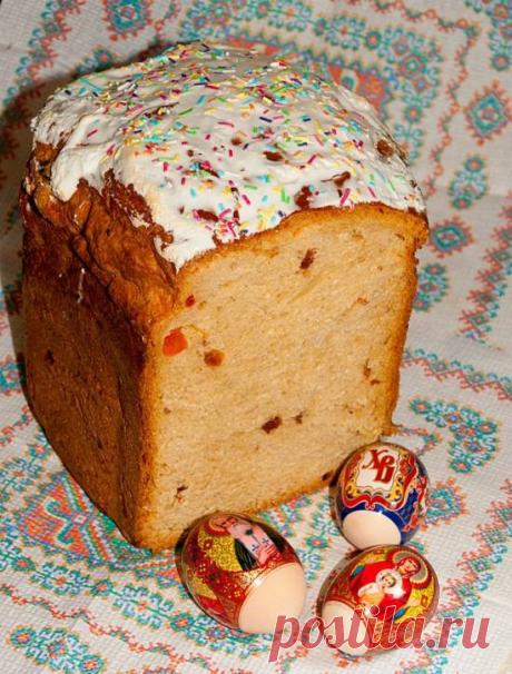 Кулич монастырский, адаптированный для хлебопечки - рецепт с фото на Хлебопечка.ру