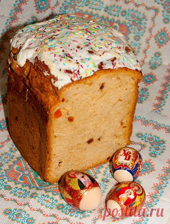 Кулич монастырский, адаптированный для хлебопечки - рецепт с фото на Хлебопечка.ру