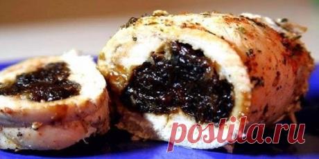 Куриные рулеты с черносливом | Кулинария