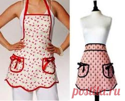 Шьем фартук для кухни своими руками: примеры выкройки и дизайна