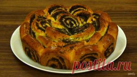 Маковый пирог "Роза" - пошаговый рецепт с фото на Повар.ру