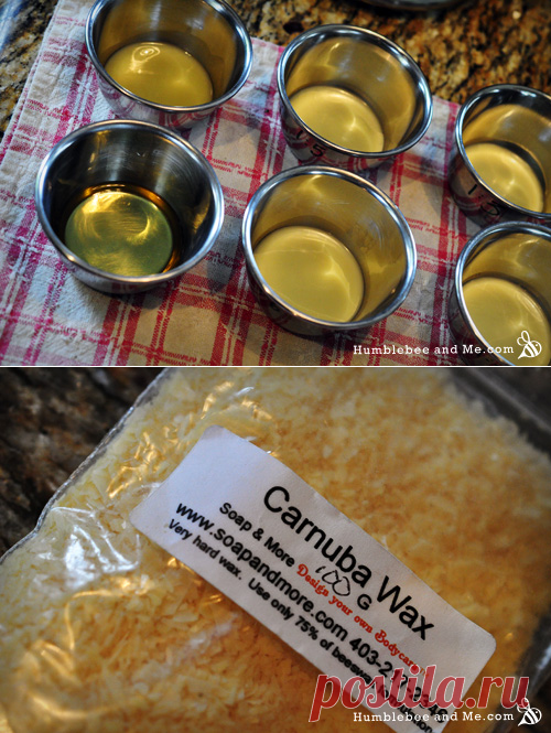 A Quick Guide to Carnauba Wax & Liquid Oil Ratios - Humblebee & Me