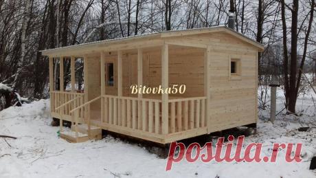 №25. Дачный домик с открытой верандой