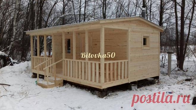 №25. Дачный домик с открытой верандой