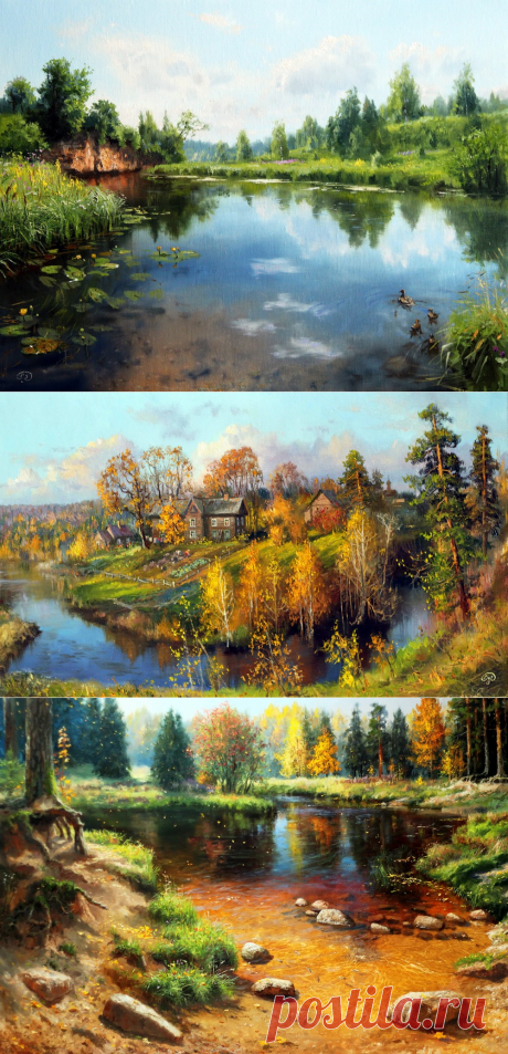 Художник Жданов Владимир. Оредеж.