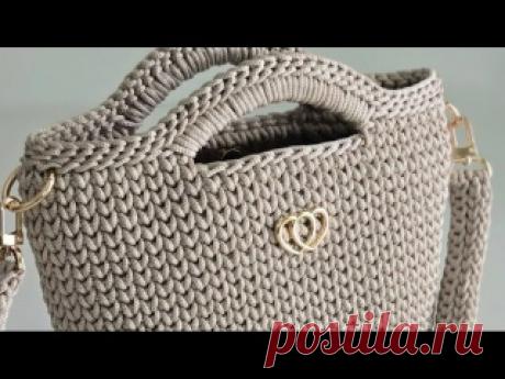 Руководство по вязанию сумочки крючком