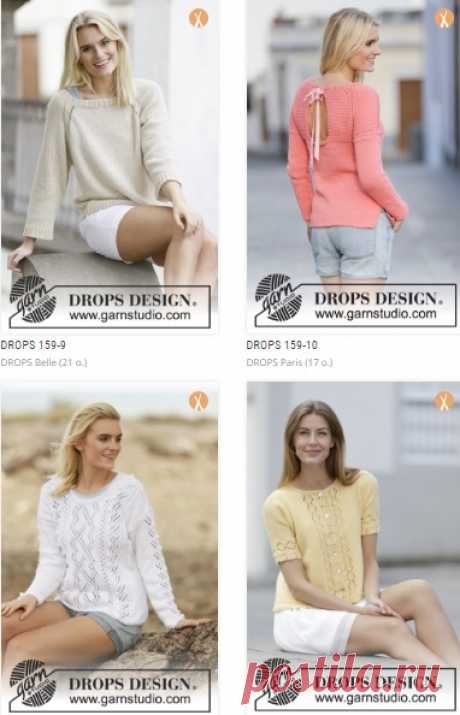 DROPS 159 ☼ 42 МОДЕЛИ (ПЕРЕВОДЫ И СХЕМЫ) / ЖУРНАЛЫ и КНИГИ - самое популярное и интересное