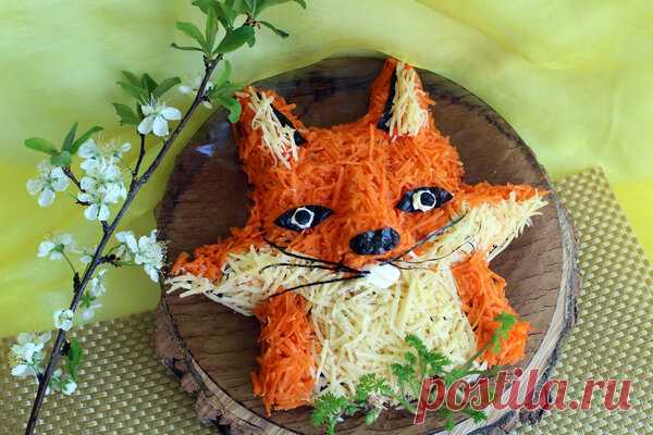 Эффектный салат Лисичка из моркови, сыра, изюма - вкусно, полезно, внешне шикарно! | Блоги о даче и огороде, рецептах, красоте и правильном питании, рыбалке, ремонте и интерьере