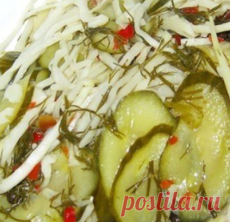очень вкусный салат из капусты