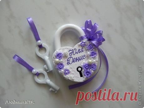 Оформление свадебного замочка - Свадьба