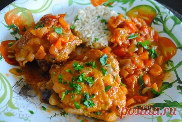 Курица по-провансальски - незамысловато, но мило и вкусно!