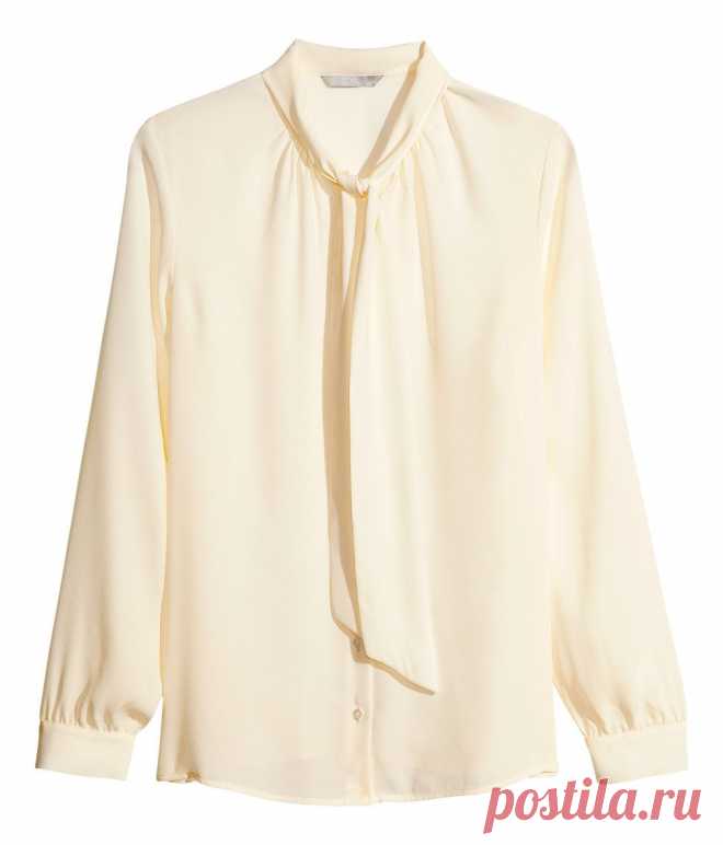 Pussy-bow blouse 
£10